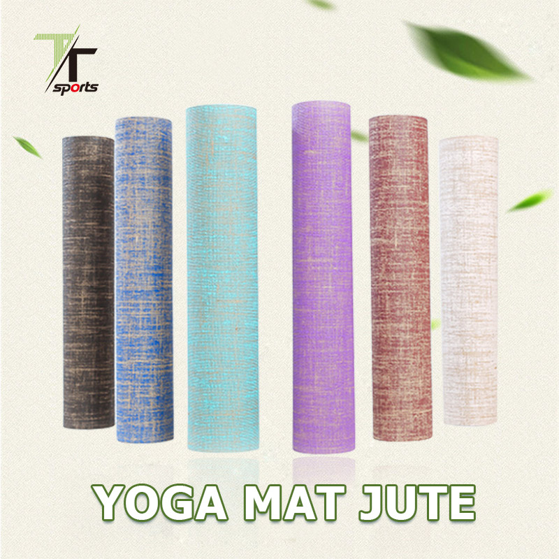 PVC Linen Yoga Mat