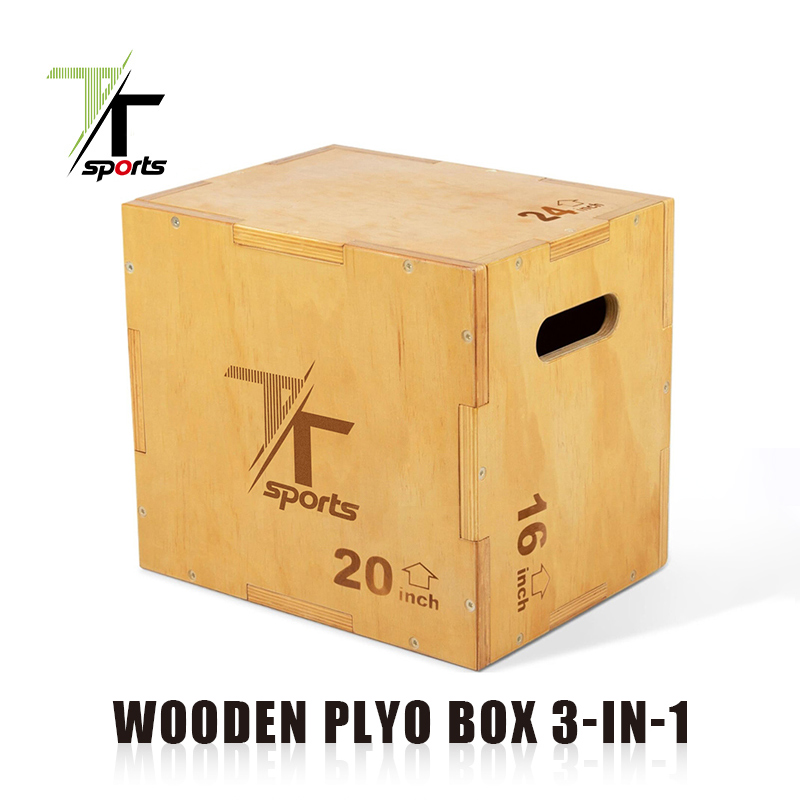 Wooden Plyometric Box 3-in-1