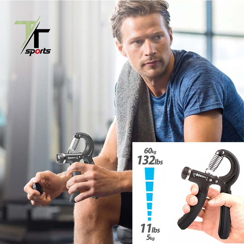 Adjustable Hand Grip Strengthener with Counter